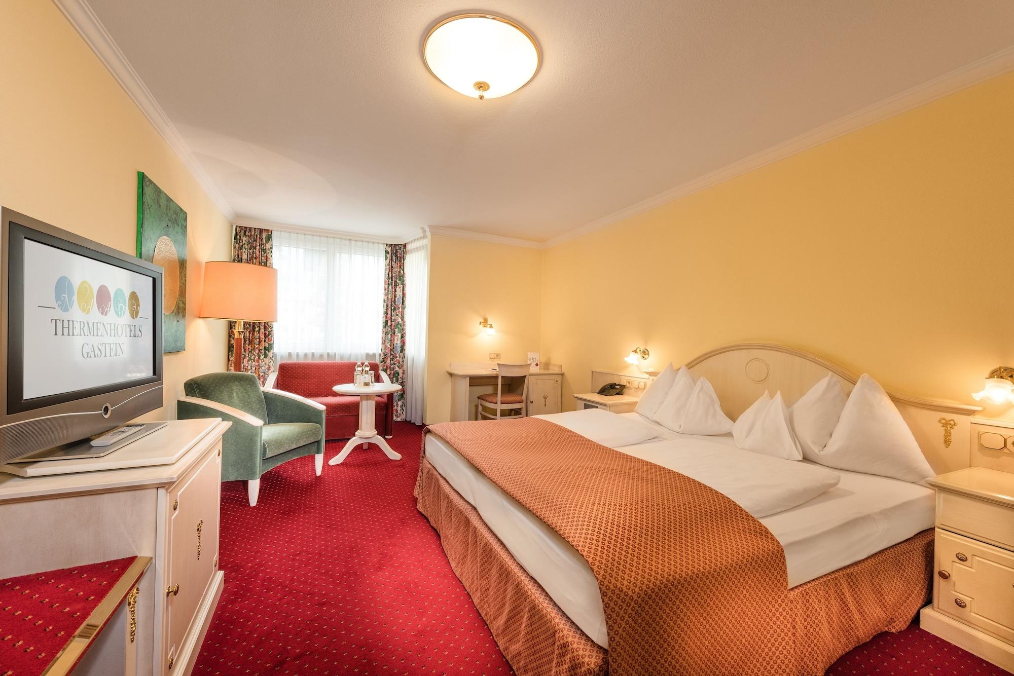Hotel Norica - Thermenhotels Gastein Mit Dem Bademantel Direkt In Die Therme باد هوفغاستين المظهر الخارجي الصورة